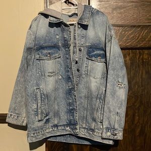 Oversized Free People Denim Jacket
